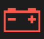 Battery warning light